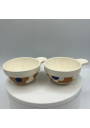 Old cups Salins France | With large flowers | Year 60/70