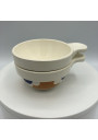 Old cups Salins France | With large flowers | Year 60/70