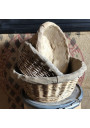 Set of 3 vintage bread baskets | Old baker's baskets