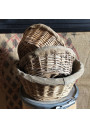 Set of 3 vintage bread baskets | Old baker's baskets