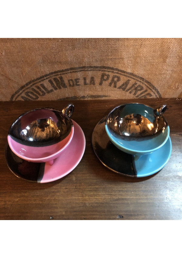 Ancien tête à tête à thé | Luc Vallauris | Vintage