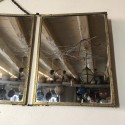 Ancien miroir triptyque | Miroir triptyque