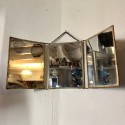 Ancien miroir triptyque | Miroir triptyque