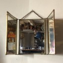 Ancien miroir triptyque | Miroir triptyque