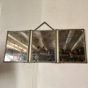 Ancien miroir triptyque | Miroir triptyque