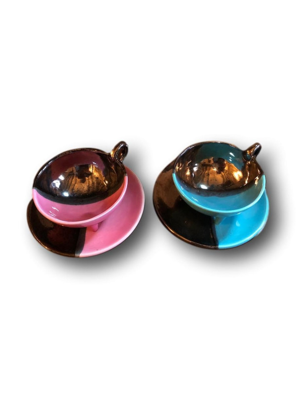 Ancien tête à tête à thé | Luc Vallauris | Vintage