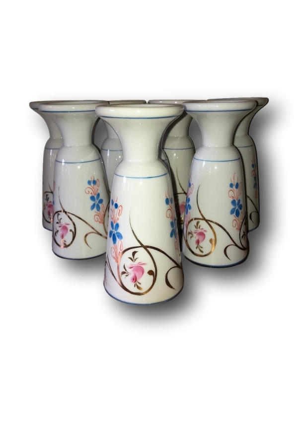 Lot de  8 anciens mazagrans à café | Service à café mazagrans