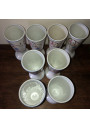Lot of 8 old coffee mazagrans | Mazagrans coffee service
