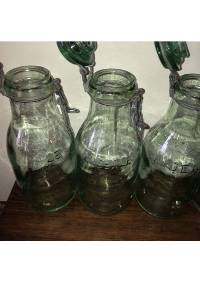 Bouteille verre L'IDÉALE ancienne - Collection