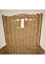 Small vintage wicker wall hood for plant