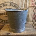 Ancien seau | Zinc galvanisé | Seau de puits | Farmhouse