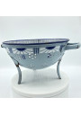Old kitchen set in enamelled sheet metal | Light blue | Kitchen decor