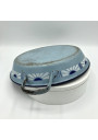 Old kitchen set in enamelled sheet metal | Light blue | Kitchen decor