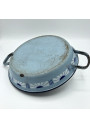 Old kitchen set in enamelled sheet metal | Light blue | Kitchen decor