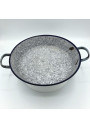 Old kitchen set in enamelled sheet metal | Light blue | Kitchen decor