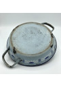 Old kitchen set in enamelled sheet metal | Light blue | Kitchen decor
