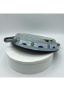 Old kitchen set in enamelled sheet metal | Light blue | Kitchen decor