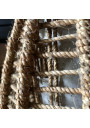 Old ogive-shaped suspension | In rope | Vintage pendant light