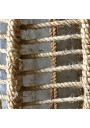 Old ogive-shaped suspension | In rope | Vintage pendant light