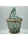 Ancienne Dame-Jeanne avec osier | Verte | 2 Litres | VIRESA