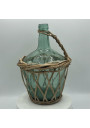 Ancienne Dame-Jeanne avec osier | Verte | 2 Litres | VIRESA