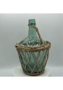 Ancienne Dame-Jeanne avec osier | Verte | 2 Litres | VIRESA