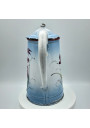 Old enamelled sheet coffee maker | Floral decor | Enamel coffee maker
