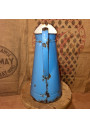 Old enamelled sheet water jug | Embossed Floral Decor