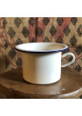 Old small enamelled sheet chamber pot | Old small pot of ease