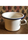 Old small enamelled sheet chamber pot | Old small pot of ease