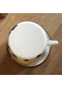 Ancien petit pot de chambre  en tôle émaillée | Ancien petit pot d'aisance
