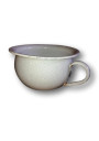 Old enamelled sheet chamber pot | Heather gray