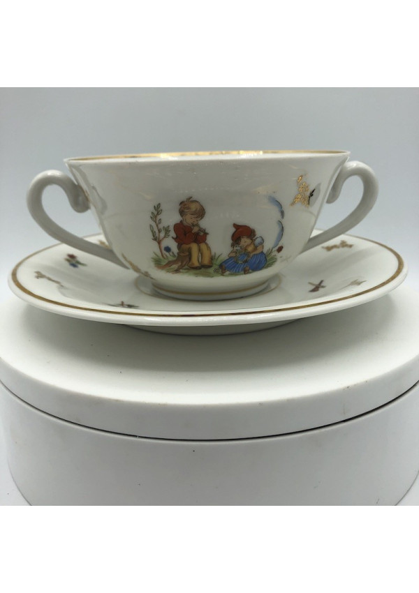 Tasse a thé contemporaine en porcelaine de Limoges, HAVILAND | Marne Antic