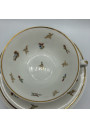 Old mug with two handles | Porcelain from Limoges France