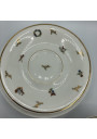 Old mug with two handles | Porcelain from Limoges France