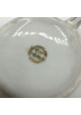 Old mug with two handles | Porcelain from Limoges France