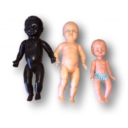 Lot of 3 mini bathers | Old dolls | Little dolls