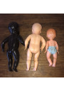 Lot of 3 mini bathers | Old dolls | Little dolls