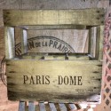 Ancien casier en bois à bouteilles | Casier en bois 6 bouteilles  | Paris - Dome