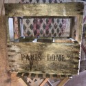 Ancien casier en bois à bouteilles | Casier en bois 6 bouteilles  | Paris - Dome