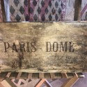 Ancien casier en bois à bouteilles | Casier en bois 6 bouteilles  | Paris - Dome
