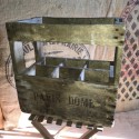 Ancien casier en bois à bouteilles | Casier en bois 6 bouteilles  | Paris - Dome