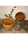 set of 2 molds or stoneware bowls for faisselle