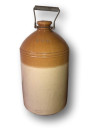 Ancienne grosse bouteille en grés | Bouteille S.R.D. | Supply Reserve Depot