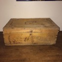 Old advertising wooden box Amidon au Chat
