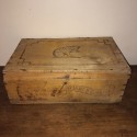 Old advertising wooden box Amidon au Chat