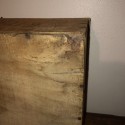 Old advertising wooden box Amidon au Chat