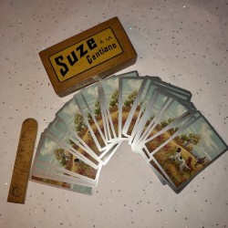 Ancienne boîte de jeu 52 cartes | Publicitaire SUZE