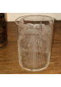 Old souvenir glass of N. D. de Lourdes with its original box