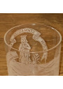 Old souvenir glass of N. D. de Lourdes with its original box